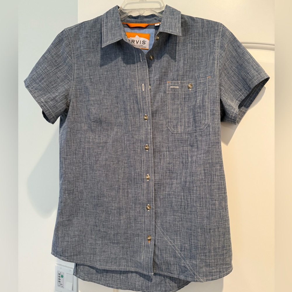 Orvis moisture wicking button up shirt
